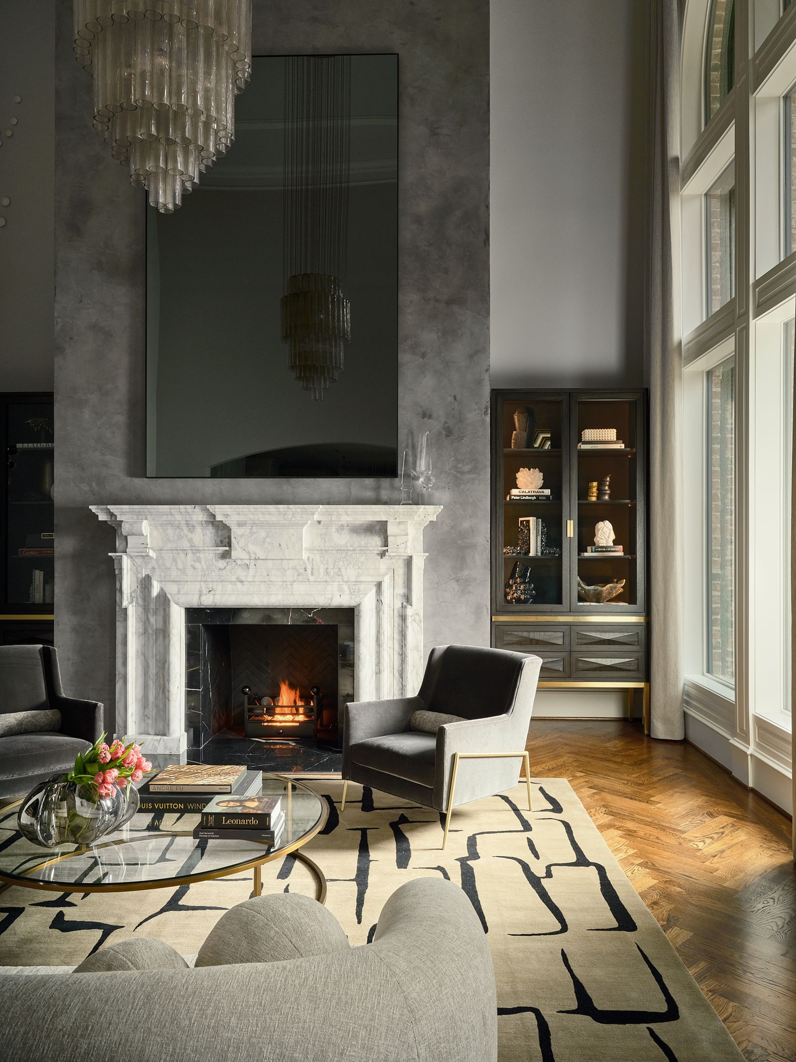 Luxury Living Room Accent Wall