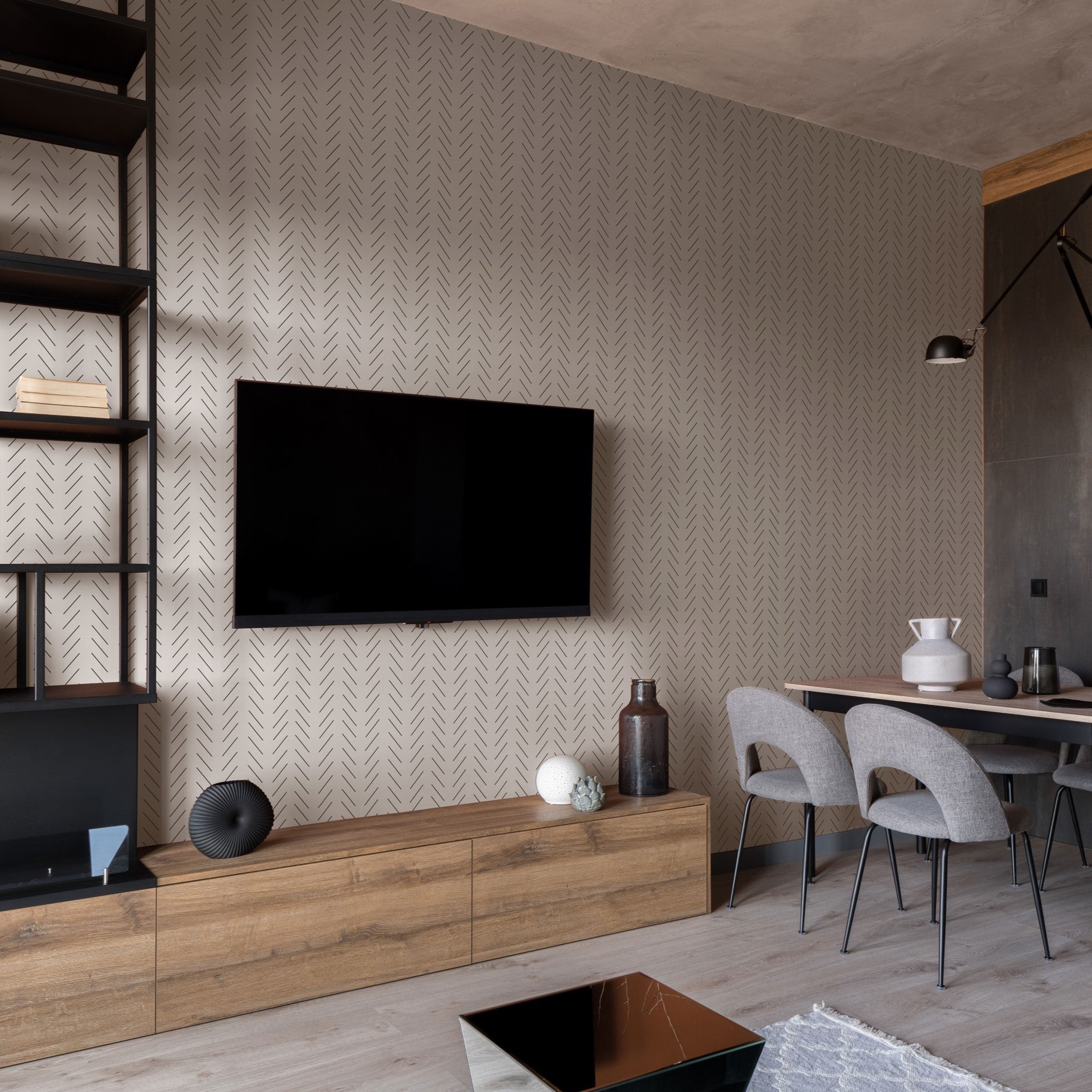 Modern Wallpaper Installation